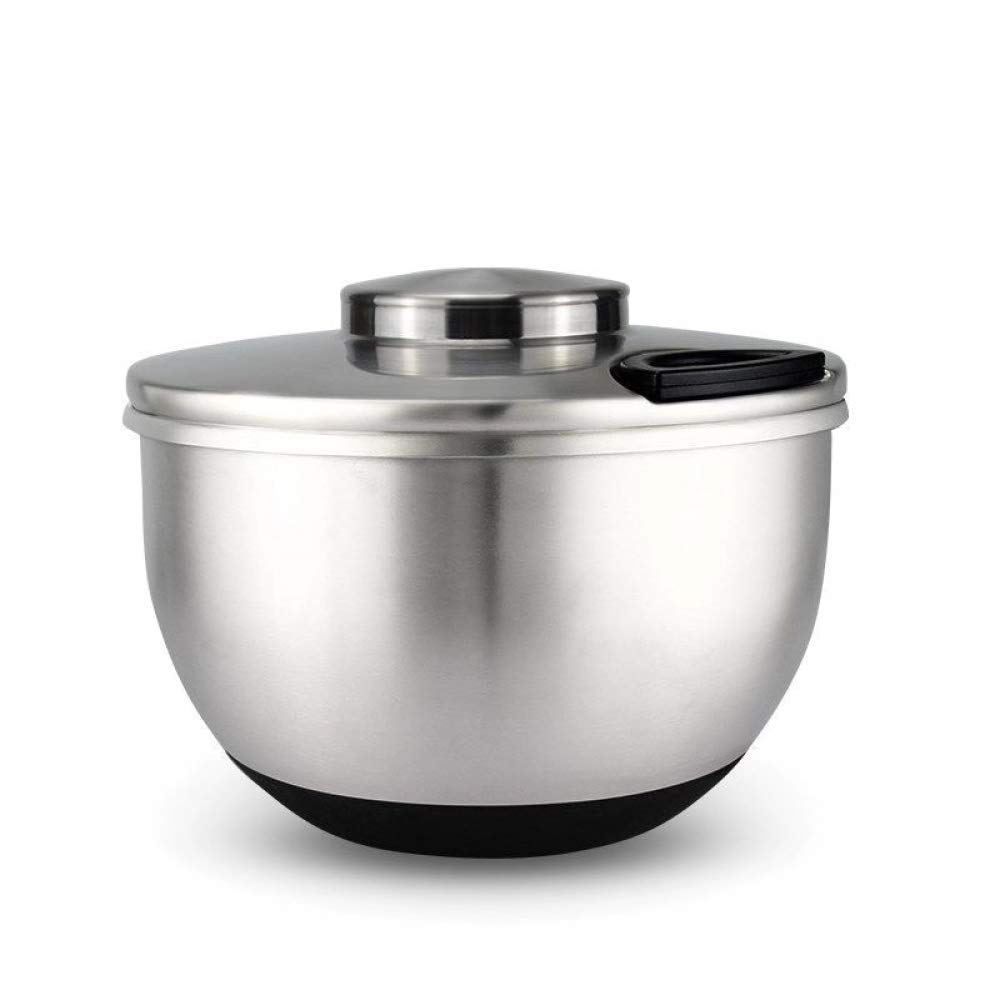 AVEEWASalad Spinner, Hand Rope, Salad Spinner, Salad Mixer Bowl, Salad Shooter, Vegetable Dehydrator Dryer Cleaner Basket Kitchen Dehydrator Baskets Washer Fruit Salad Salad Spinner Strainer