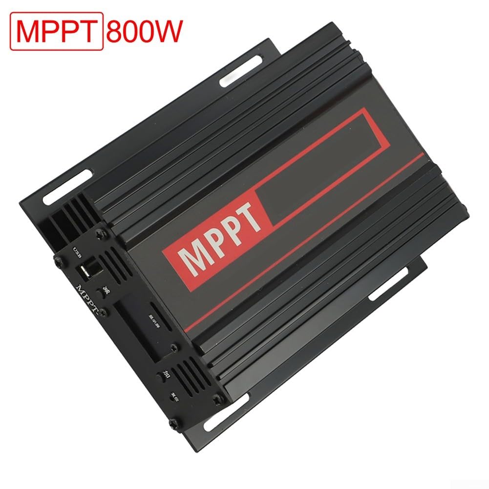 MPPT para regulador de carga solar, 800 W, Boost, 24 V-72 V, LCD, aluminio