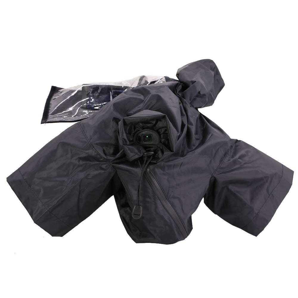 Cold Proof Rain Cover Sleeve for Selected Camcorders (M, Black)