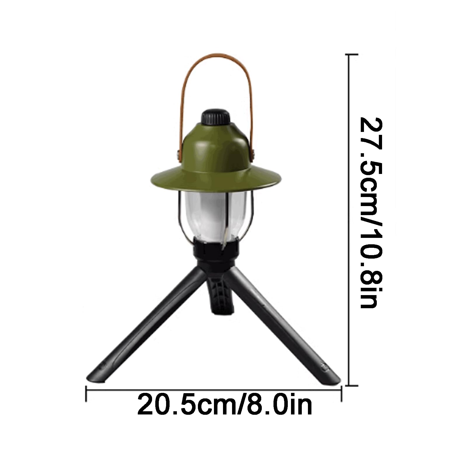 Aufladung Camping-LichtSolarzellenbetriebene Campe Wiederaufladbare Campinglaterne vom Typ C mit Stativ, mehrfarbig, mehrere Größen