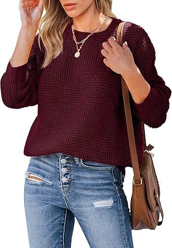colorchakra Stylish Knit Woolen Sweater for Women Wool Round Neck Womens Pullover-picture-20
