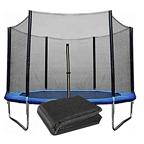 Filet de trampoline de remplacement et coussin épais amortissant les chocs de saut