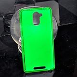  MELOENVIAS Funda Carcasa para BQ AQUARIS U Plus Gel TPU Liso Mate Color Verde