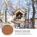 Mipcase 6pcs Brown Mat Cage Liners for Small Animals Bird Nesting Pads Natural Pigeon Nesting Pads Parrot Breeding Mats