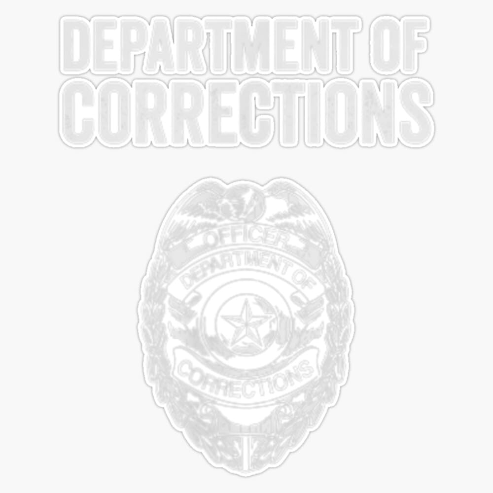 Generic Correctional-Officer-Shirt-Gifts-Department-of-Corrections Window Bumper Sticker Decal 5""