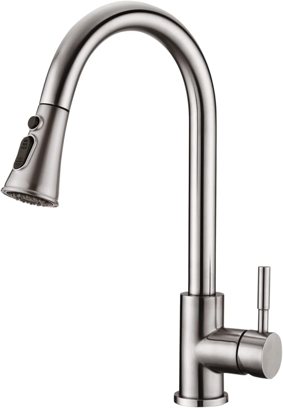 Robinet Cuisine avec Douchette Extensible Mitigeur Acier Inoxydable Rotatif 360° 3 Modes Réglage Débit
