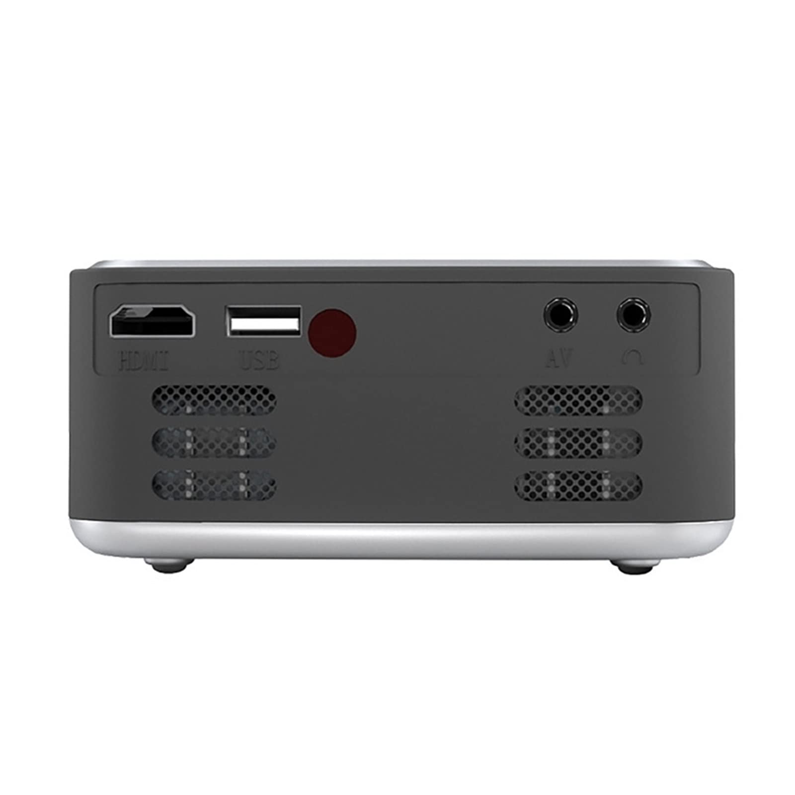 Proyectores Mini proyector 1080P HD LED Home Media Video Player Portable Home Entertainment Projection Ser Aplicable Play Video, TV Series, Sports Livestreaming, Games Etc. Proyectores de iluminación