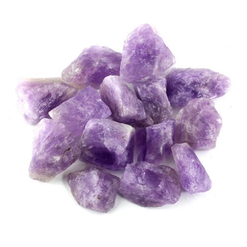 Crystal Allies Rough Stones 1 Pound Lots Materials (1lb Lot, Madagascar Amethyst)