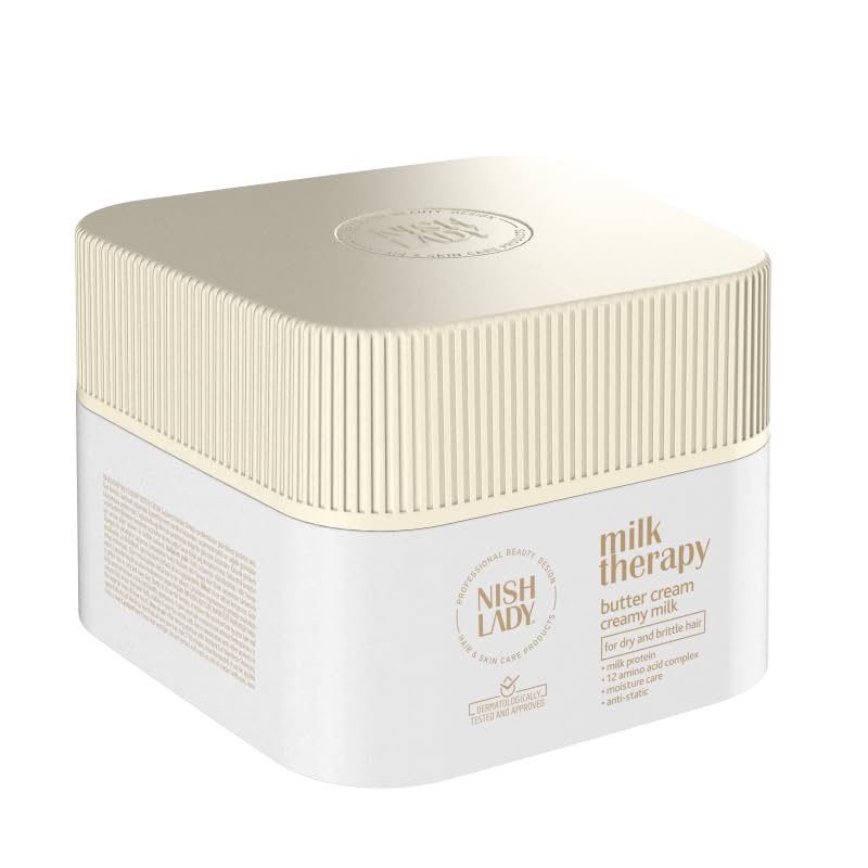Nishlady Milk Therapy Hair Care Butter Cream 275 ml - Crema de Mantequilla Para El Cuidado Del Cabello Con Leche