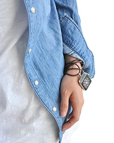 Useetech Genuine Brown Leather Bands Compatible With Apple Watch 40Mm Series 5 4 Smartwatch Necklace Replacement With Protective Case For Iwatch #TOP4