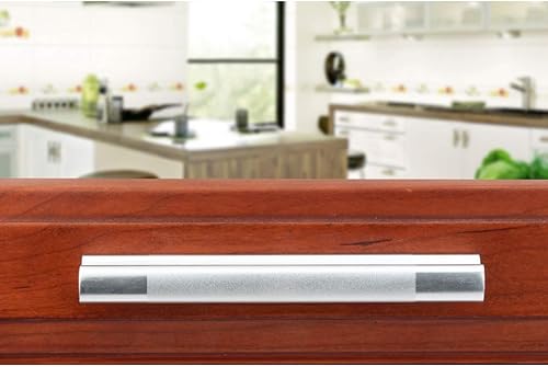 Miniatura 5 de Gabinetes de zapatos de aleación de aluminio grueso sólido para baño, tiradores de cajón, manijas de cocina de muebles modernos, manija de puerta de