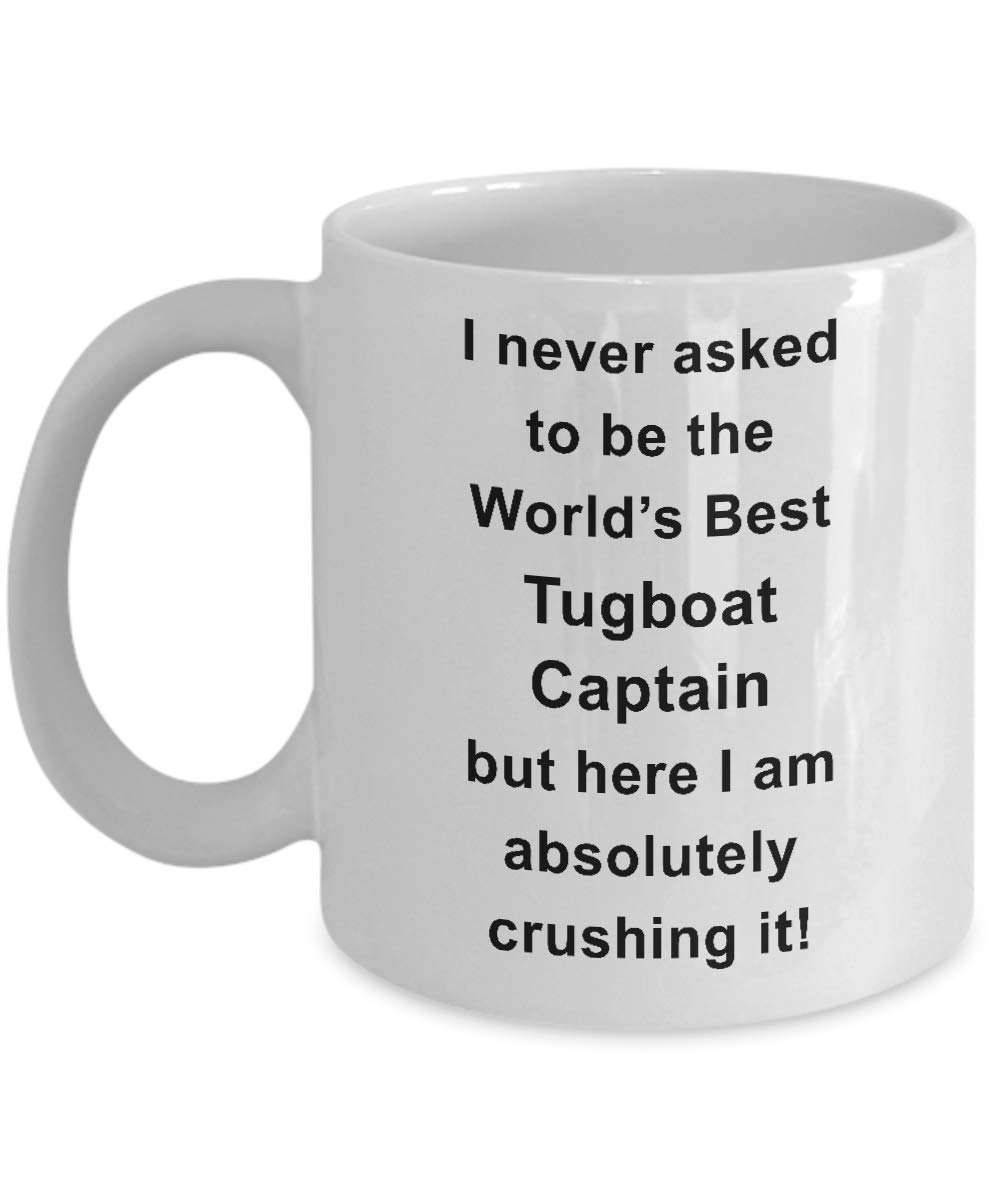 Tugboat Captain Gifts - Tugboat Captain Tea/Coffee Cup, Unique Coffee Mug For Tugboat Captain, Ceramic