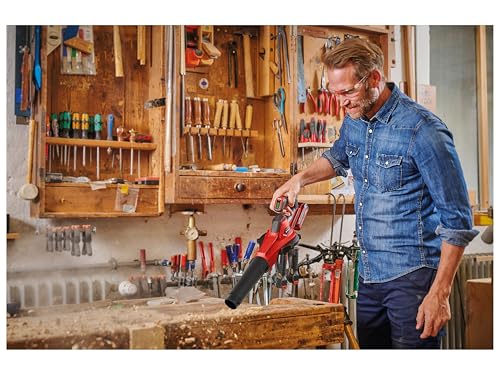 Einhell universele accu Blazer GE-UB 18/250 Li E Solo Power X-Change (18 V, luchtsnelheid 250 km/h, 3-delige buis, elektr. toerentalregeling met led-indicatie, zonder accu)