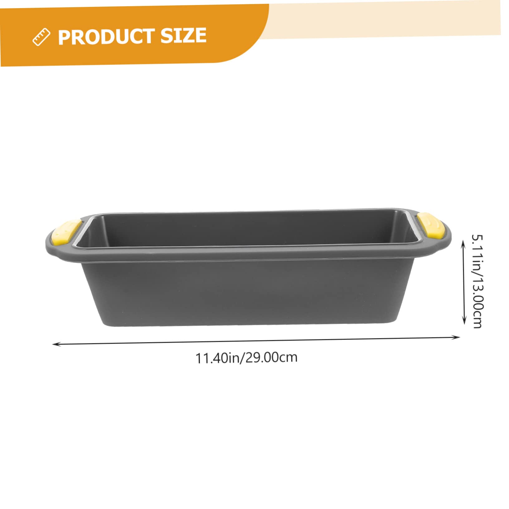 STOBAZA Toast Bread Non Stick Silicone Baking Pan for Cakes and Loaves Easy Clean Design for Home Baking and Professional Use for Toast and Meatloaf