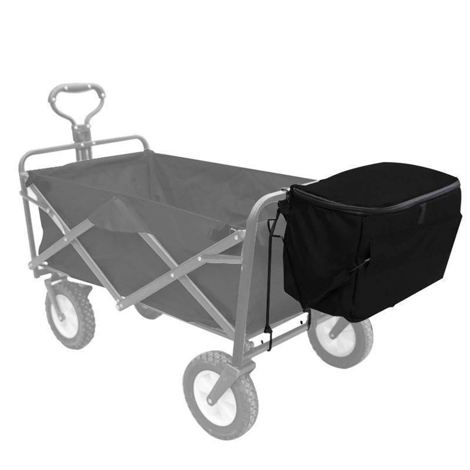 FAXIOAWA Carro Pieghevole con Borsa Termica per Il Pranzo da 15 Litri - Carrello da Campeggio Perfetto per Alimenti surgelati e Spesa - Ideale per Picnic e attività all'aperto