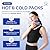 Reusable Hot and Cold Ice Packs for Injuries Reusable – 7 Piece Flexible Ice Packs in Multiple Shapes and Sizes – Multi Use Ice Pack for Back Pain Relief, Neck, Shoulder