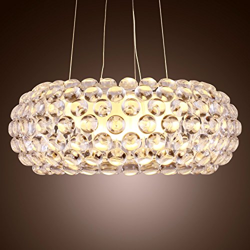 Preisvergleich Produktbild LightInTheBox Moderne Pendelleuchte Foscarini Design Glühbirne, inklusive 1 Leuchtmittel, Deckenlampe, Max 200 W, Transparenter Lampenschirm aus Acryl