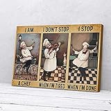 Photo Gallery yaasimoule sono uno chef, non mi fermo quando sono stanco, stampe su tela, arte murale Photo Gallery yaasimoule sono uno chef, non mi fermo quando sono stanco, stampe su tela, arte murale