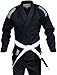 Twister Basic 2.0 Brazilian Jiu Jitsu Gi Preshrunk Pearl Weave 475gram (Black, A2)