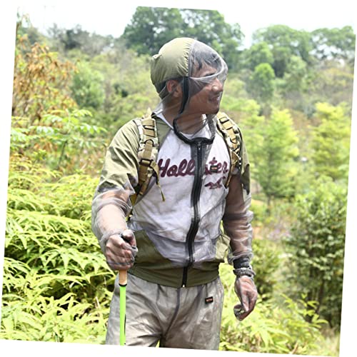 FONDOTIN ternos com capuz de malha roupa de mosquito calças para mulheres mosquiteiro Rede mosquitei