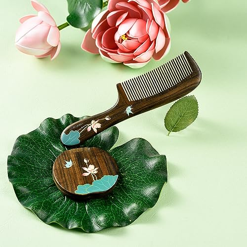 Peine Natural Antiestático de Madera TAN MUJIANG miniatura 5