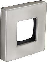 Vista 12 de Heyalan Placa de repuesto moderna de 2.5 pulgadas con brida cuadrada para brazo de ducha, cubierta de pared cuadrada de cromo pulido, 1 montaje