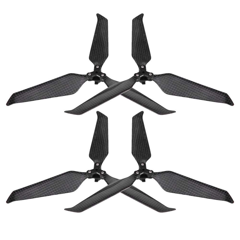 RC Drone 3-Blade Propeller, Carbon Fiber Quick-release 8743 Noise-reduction Foldble 3-Blade Propeller for 2 Pro/Zoom Remote Control Drone Quadcopter Accessory Parts