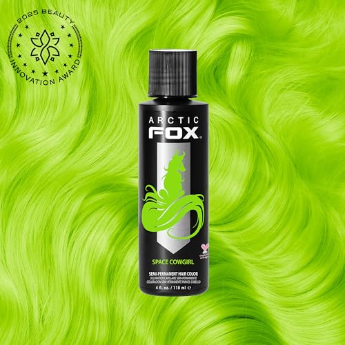 Image of ARCTIC FOX Hair Dye Space Cowgirl - Vegan Green Hair Dye - 4 fl oz