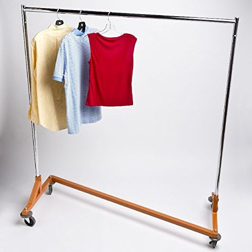 Miniatura 3 de Perchero resistente de grado comercial Z con base naranja. Diseñado para soportar hasta 400 libras