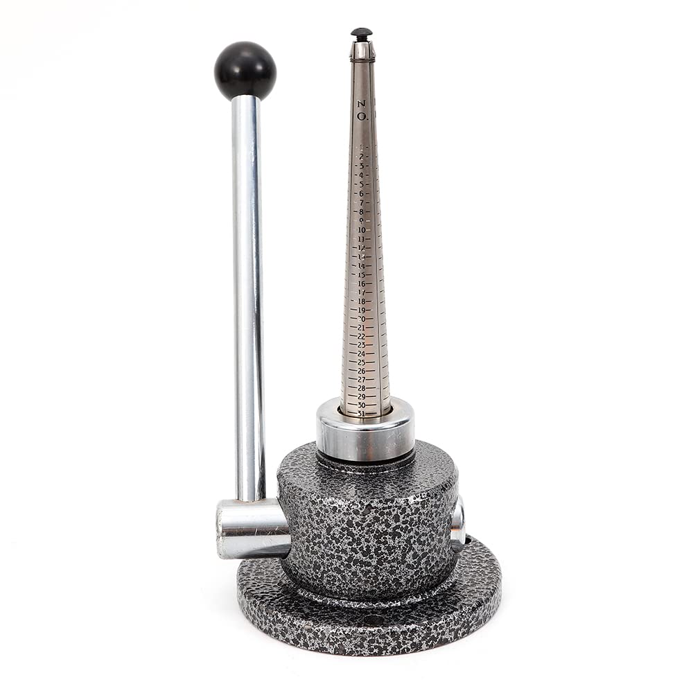 Ringvergrößerung Desktop Ring Expander Stretcher Keilrahmen Ring Vergrößerer Schmuck Jewelry Werkzeug, Handhebelkopf Ball Design, für Juweliergeschäftreparaturen or Einzelpersonen