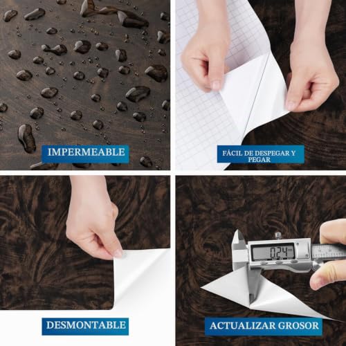 Papel pintado pared cemento para transformar el dormitorio y comedor con estilo nórdico 6