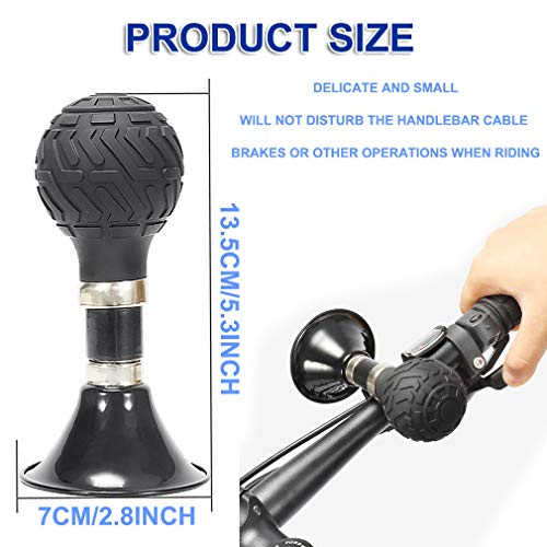 Bugle Horn For Bikes - Bicycle Retro Clown Horn,Classic Metal Loud Handlebars Mount Rubber Squeeze Loudspeaker Air Horn Hooter Horn Bell Ring For Cycling, Adults Vehicles Bicycles, Bikes #TOP1