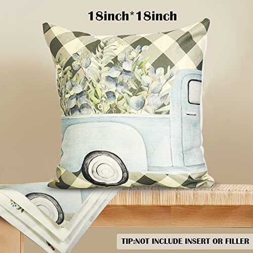 MOMOHOO-Farmhouse-Throw-Pillow-Covers-18x18inch-Bird-Wreath-Spring-Decorative-Pillow-Covers-Sweet-Home-Pillowcase-Summer-Daisy-Couch-Outdoor-Pillow-Covers-Decorations MOMOHOO Farmhouse Throw Pillow Covers 18x18inch Bird Wreath Spring Decorative Pillow Covers Sweet Home Pillowcase Summer Daisy Couch Outdoor Pillow Covers Decorations