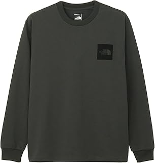 THE NORTH FACE 長袖 カットソー Tシャツロングスリーブスクエアロゴティー ユニセックス オーガニックコットン 中厚地 UVプロテクトユニセックス大人