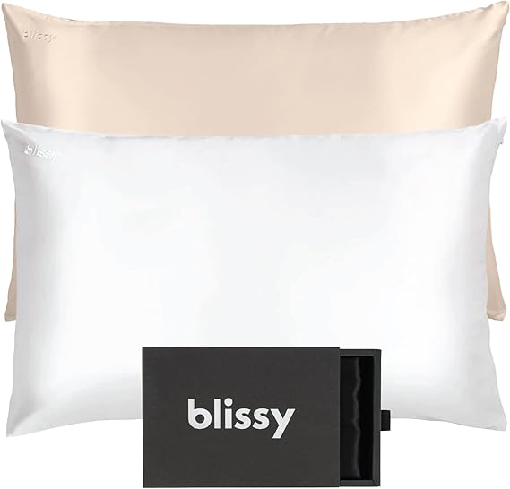Save 20 on Blissy Silk Pillowcase (Standard Size) Bundle 100 Pure Mulberry Silk