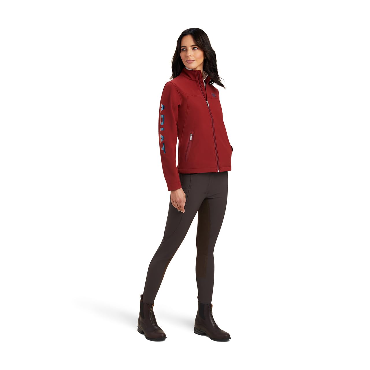 Ariat Women's New Team Softshell Jacket – Wind and Water Resistant Jacket
