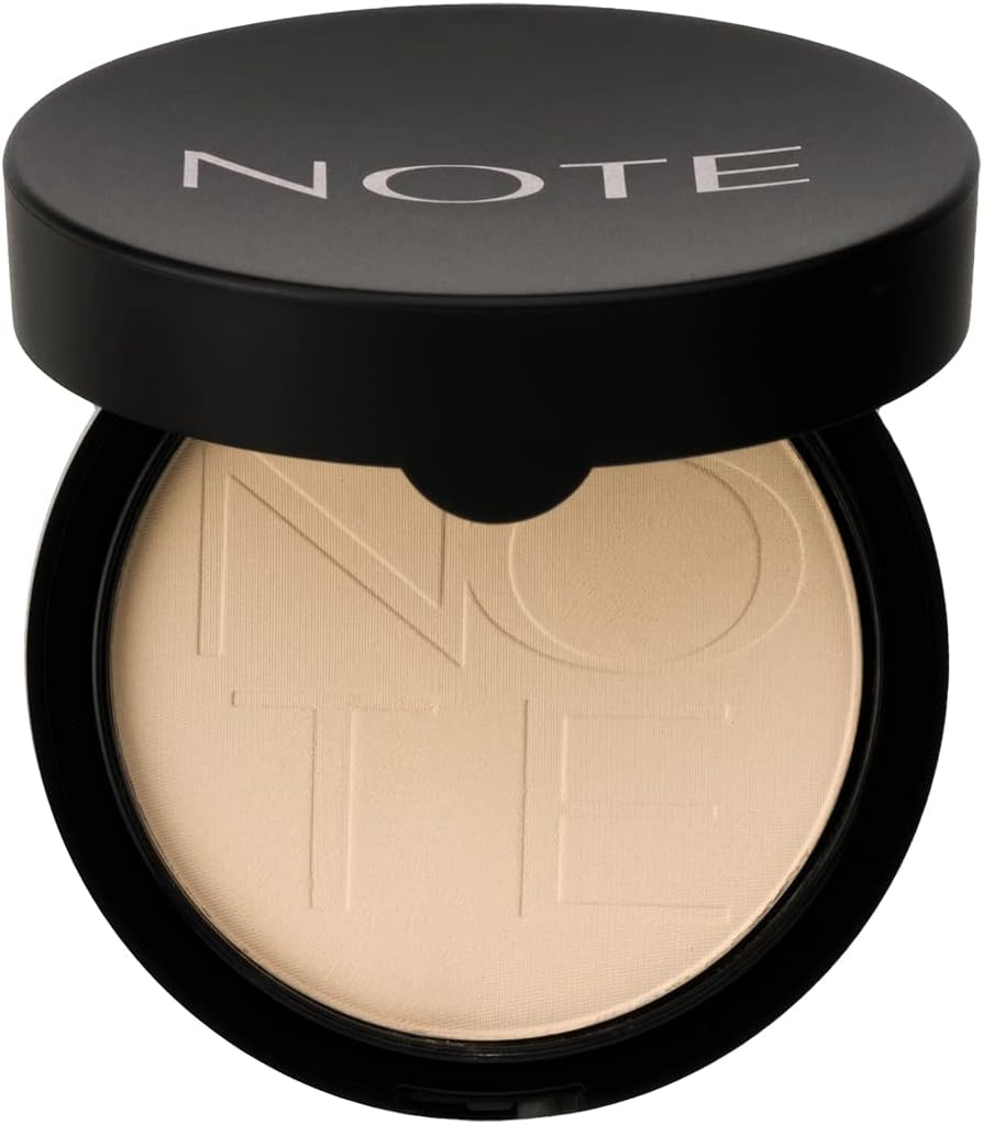Note Luminous Silk Compact Powder 01 Beige Mat Bitişli Toz Yüz Pudrası Beige