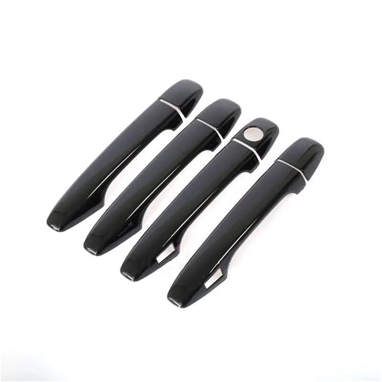 TRFBD Decorative Cover Glossy Black Car Door Handle Cover Pad Sticker Overlay Styling Accessories for Subaru for Forester SJ 2013-2018(Keyless Entry)