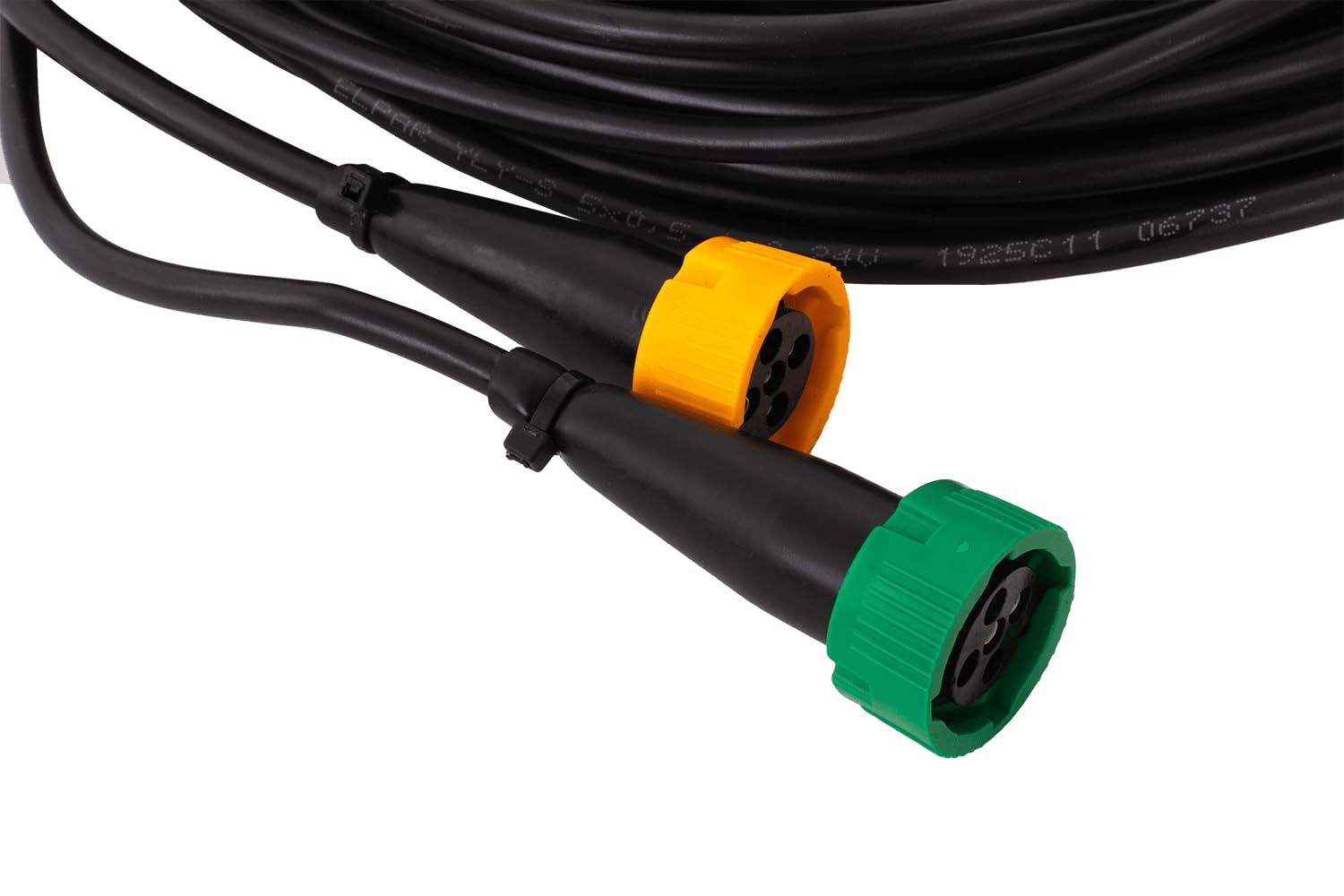 FRISTOM Anhänger Beleuchtungsset Rückleuchten FT-270 LED links rechts 12 V E9 EMV IP68 Bajonett 5 Pin mit Dreieckreflektor und MANTES Kabelbaum 5 m 7 Pin für Anhänger PKW