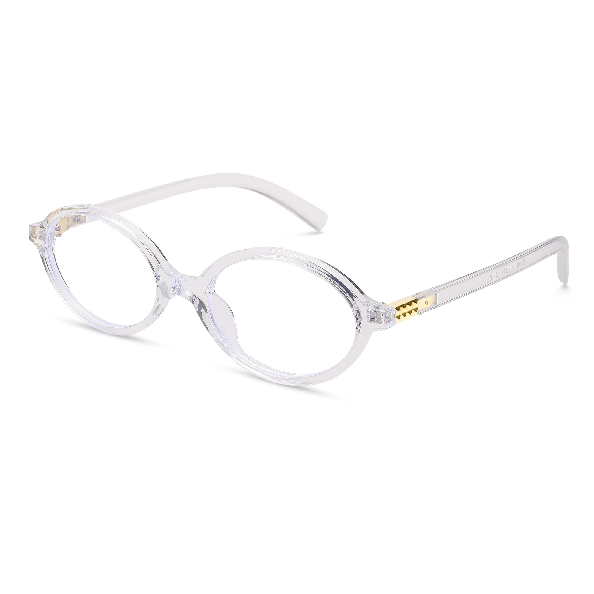 GLARDEFE Blue Light Glasses for Women - Computer Glasses 99% Blue Light Blocking - Fashion Oval Frame Eyeglasses