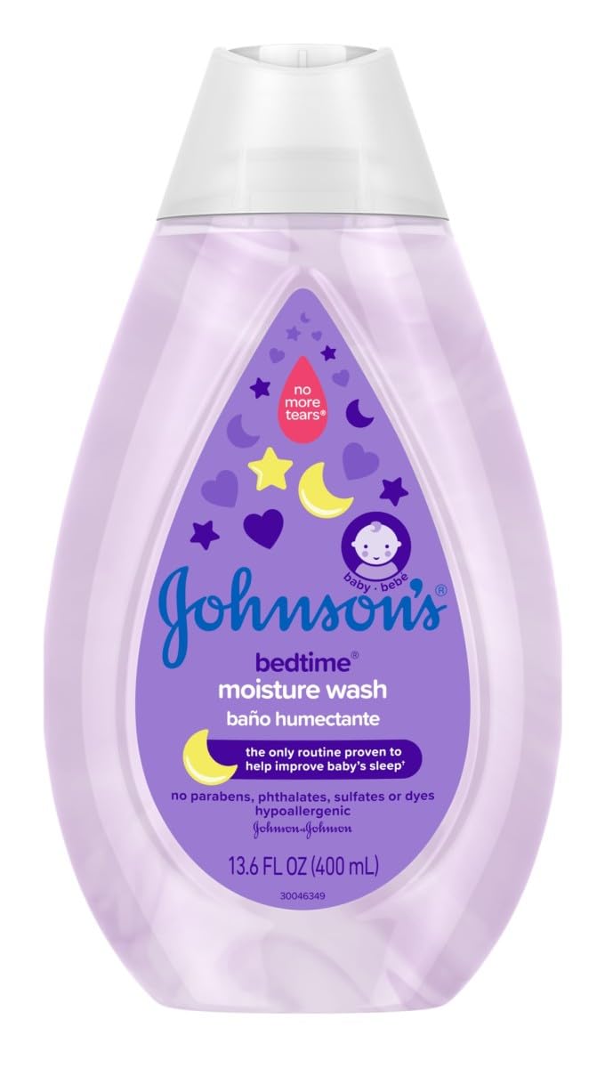 Johnsons Baby Bedtime Wash Moisture 13.6 Ounce (400ml) (2 Pack)-image-15