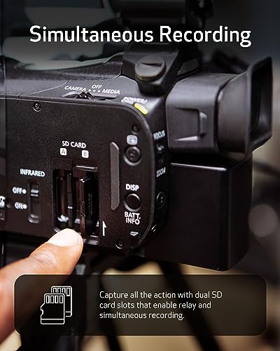 Image of Canon XA60 with Digital & Optical Zoom,Black | 1 /2.3 4K CMOS, 3.5 Touch LCD, Tiltable OLED Evf, Xf-Avc and MP4, USB-C Uvc Livestreaming