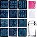 Produktbild Nagel Schablone Stempel Set, KARLOR 12 Pcs Schablone 110 Nagel-Muster, Nail Art Plates Stamping Art mit Metallplatten Stempel Schaber Mappe Stamping Schablone Nagel Tattoo für Maniküre Nagelkunst