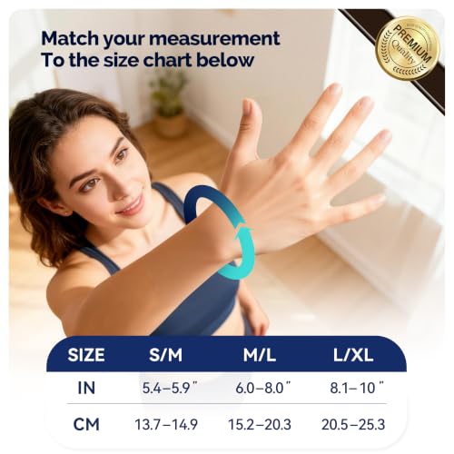 Image of FEATOL Carpal Tunnel Wrist Brace 2 Pack, Splint Night Support Women Men
