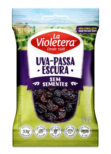 La Violetera Uva-Passa Escura Sem Semente 100G