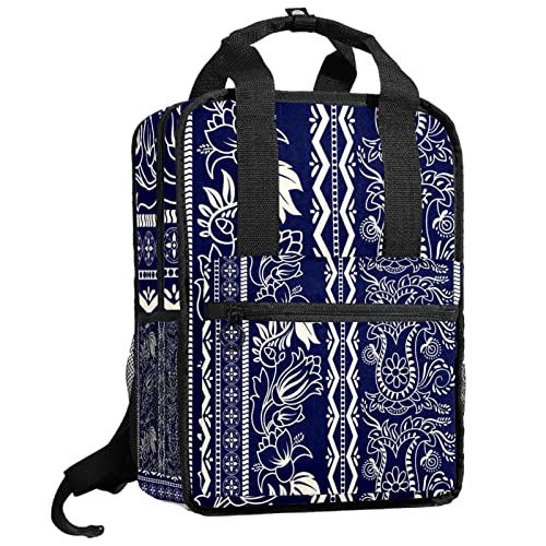 Sac à dos pour garçons style floral chinois idéal pour l'école et sorties