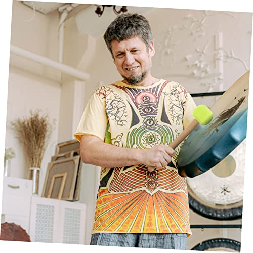 Baquetas Yardwe para batería, percusión y timbal — diseño profesional, tono excelente, ideal para músicos y estudiantes — color verde miniatura 5