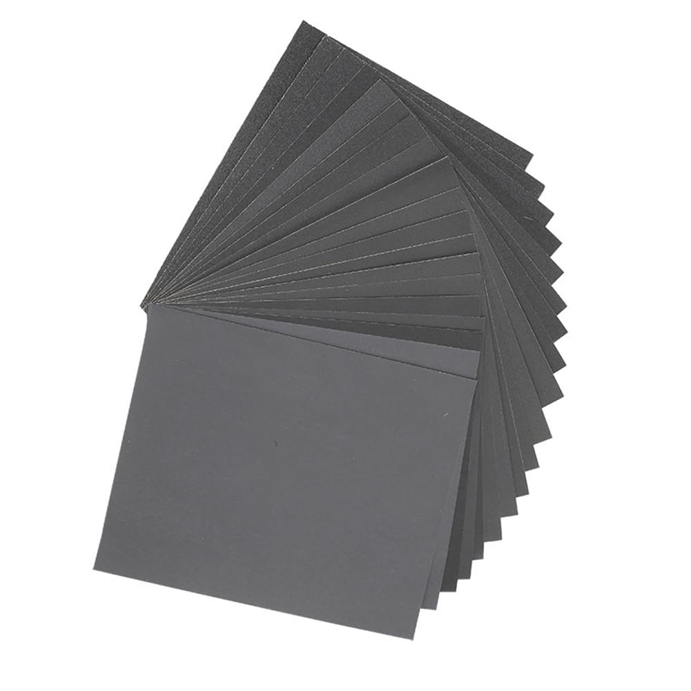 110 Pezzi di Carta Vetrata Grana 60-2200 Carta Vetrata Ad Acqua/Carta Abrasiva A Secco Strumenti Abrasivi 9x11 Pollici (230x280 Mm)