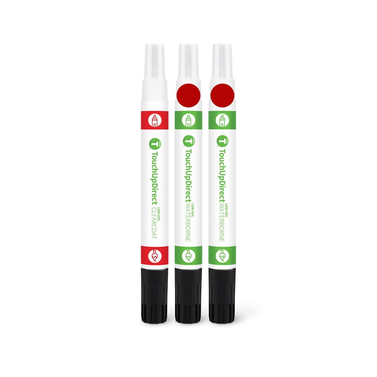 TouchUpDirect 3U5 Supersonic Red Tricoat for Toyota Exact Match Touch Up Paint Combo - Essential Package