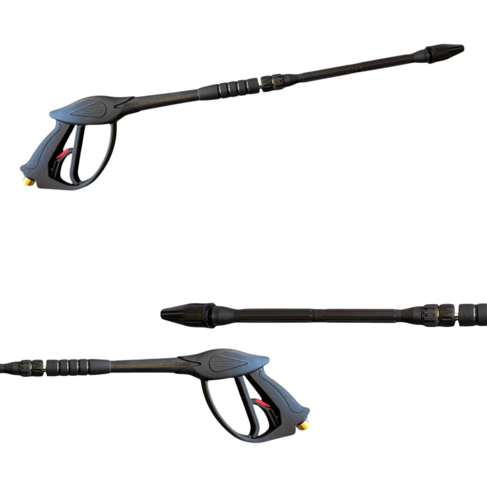 M&M Smartek Pistola de alta presión profesional y para hobby M22 IG/AG 2 piezas, compatible con Kärcher, Kränzle